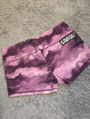 Savage Barbell Purple Shorts Sz Large
